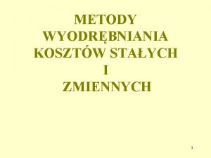 Metoda średnich podokresów przykład