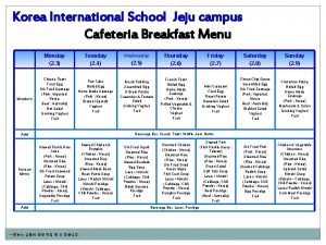 Korea international school jeju Korea international school jeju