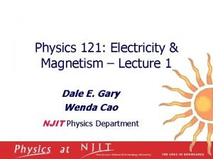 Electricity and magnetism lecture notes