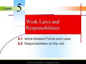 Chapter 5 work laws and responsibilities answer key