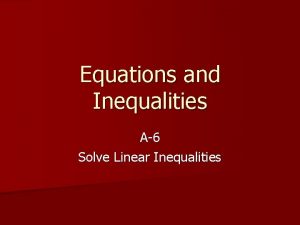 Inequality subtraction rule
