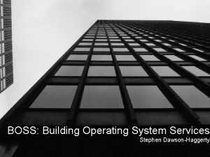 Building operation system