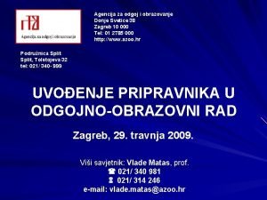 Agencija za odgoj i obrazovanje