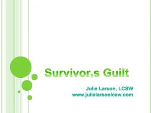 Julie larson lcsw Julie larson lcsw