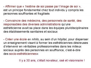 Formation socio-esthétique chu tours Formation socio-esthétique chu tours