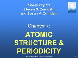 Chemistry 6e Steven S Zumdahl and Susan A