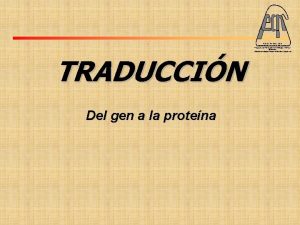 Traduccin Traduccin