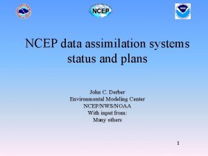 Ncep model status