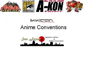 Anime convention definition