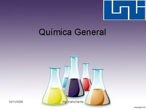 Qumica General 10112020 Ing Karla Dvila Reflexin del