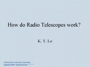 How do radio telescopes work