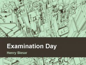 Henry slesar examination day