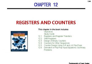 Registers and counters