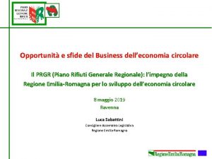 Opportunit e sfide del Business delleconomia circolare Il