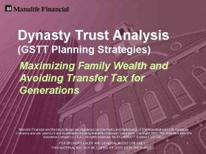 Dynasty Trust Analysis GSTT Planning Strategies Maximizing Family
