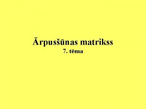 ārpusšūnas matrikss