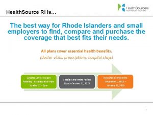 Health source ri