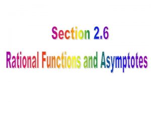 2 6 Introduction to Rational Functions A rational