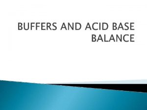 Acidosis ph