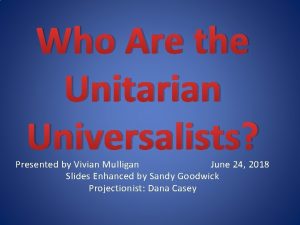 Unitarian cult