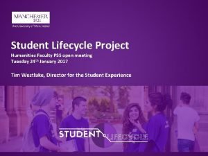 Student lifecycle project proposal
