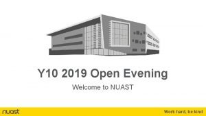 Nuast sixth form open day