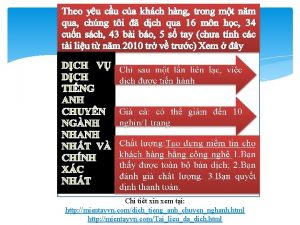 Chi tit xin xem ti http mientayvn comdichtienganhchuyennghanh