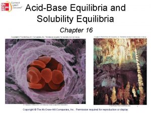 AcidBase Equilibria and Solubility Equilibria Chapter 16 1