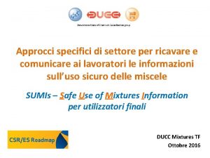 Approcci specifici di settore per ricavare e comunicare