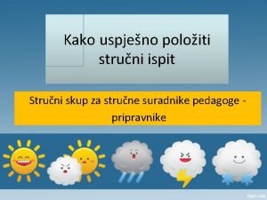 Kako uspjeno poloiti struni ispit Struni skup za