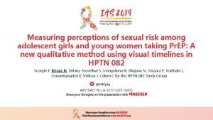 Measuring perceptions of sexual risk among adolescent girls