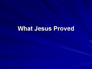 What Jesus Proved John F Kennedy West Virginia