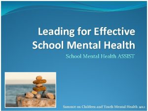 School mental health assist
