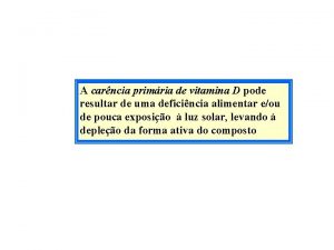 Absorção das vitaminas