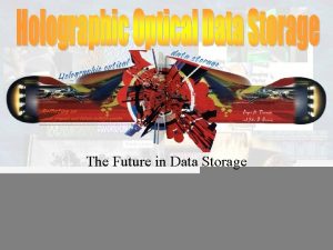 Holographic data storage