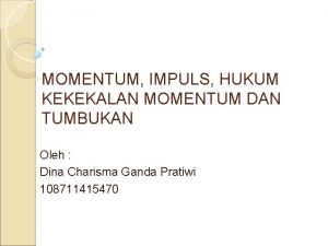 Rumus momentum