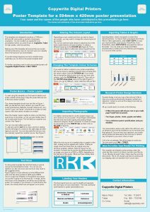 Copywrite Digital Printers INSERT LOGO HERE Poster Template