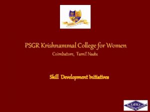 Psgr krishnammal college for women