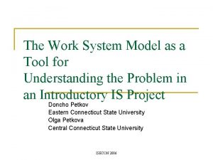 Work system framework