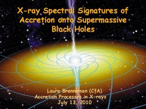 Xray Spectral Signatures of Accretion onto Supermassive Black
