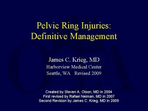 Crescent fracture