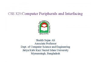 What is peripheral and interfacing