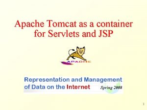 Apache tomcat container