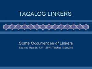 Occurrences in tagalog