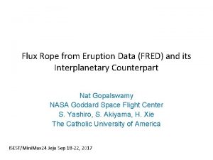 Flux Rope from Eruption Data FRED and its