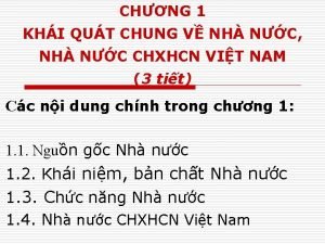 CHNG 1 KHI QUT CHUNG V NH NC