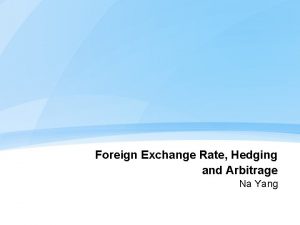 Arbitrage Arbitrage