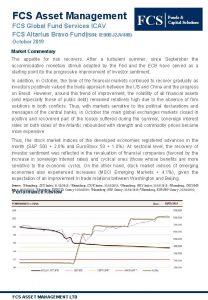 FCS Asset Management FCS Global Fund Services ICAV