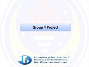 What is Group 4 Project Project stages Planning