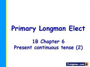 Longman elect